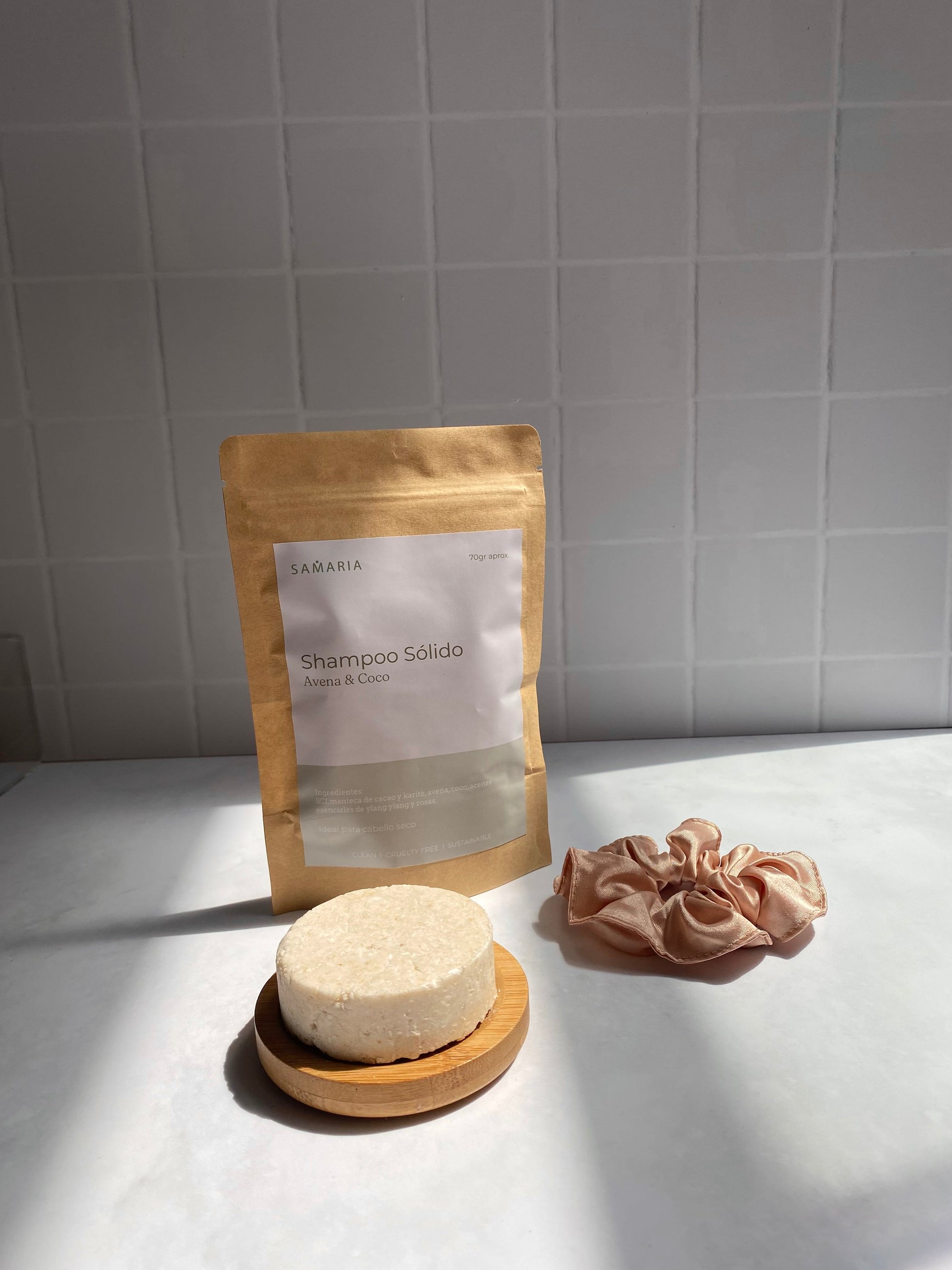 Shampoo Sólido Avena & Coco